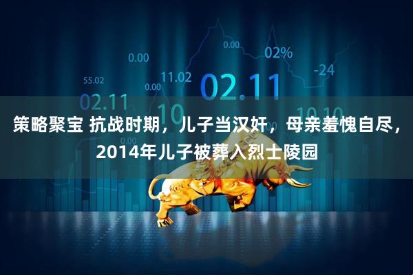 策略聚宝 抗战时期，儿子当汉奸，母亲羞愧自尽，2014年儿子被葬入烈士陵园