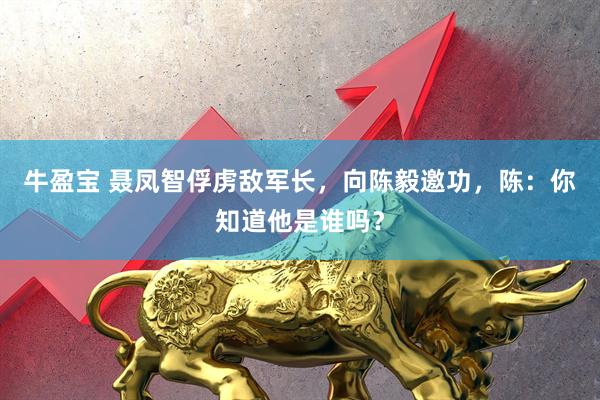 牛盈宝 聂凤智俘虏敌军长，向陈毅邀功，陈：你知道他是谁吗？